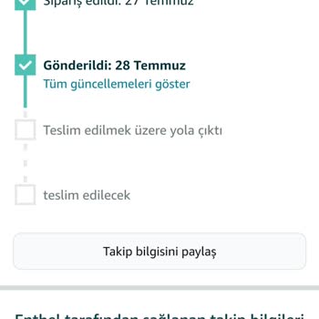 Amazon Siparişimi Göndermiyor 1 Aydır Bekliyorum