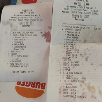 Burger King Kola Soğan Halkası Burger