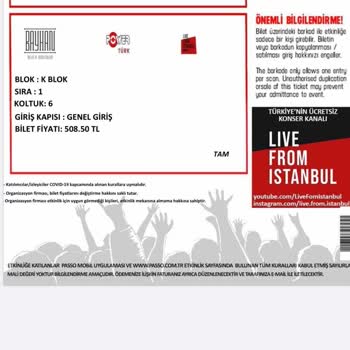 Bayhan Müzik & Organizasyon Tan Konserinin Bilet Aldatmacası