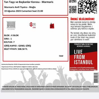 Bayhan Müzik & Organizasyon Tan Konserinin Bilet Aldatmacası