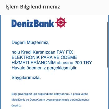 PayFix İade Para Alma