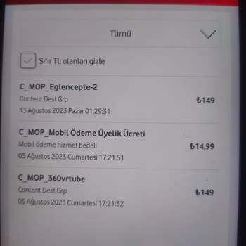 Eğlen Cepte Annemin Telefon Faturasında Yanlış Ücretlendirme Yapıldı