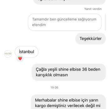 Vakro Boutique Ürünün Olmaması Ve Siparişi İptal Etmemeleri