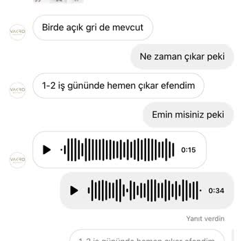 Vakro Boutique Ürünün Olmaması Ve Siparişi İptal Etmemeleri