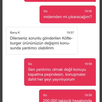 Yemeksepeti Küflü Hamburger Ekmeği!