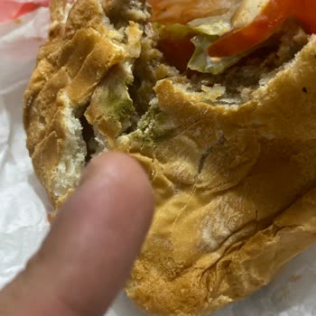 Yemeksepeti Küflü Hamburger Ekmeği!