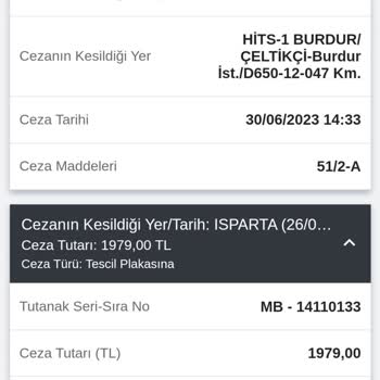 E-Devlet (Turkiye.gov.tr) Trafik Cezası Borcu!