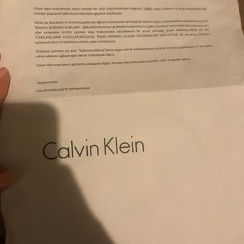 Boyner Calvin Klein Cüzdan Deformesinin Kabul Edilmemesi