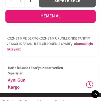 Dermoailem Siparişi Aynı Gün Kargo Taahhüt Etmesine Rağmen Göndermedi!