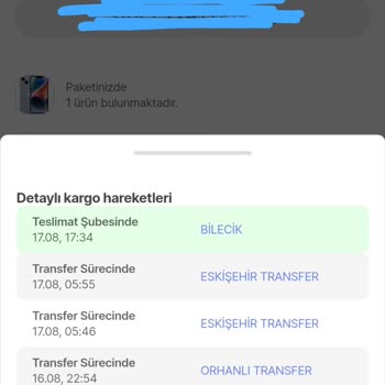 Aras Kargo Ürünümü Teslim Etmedi
