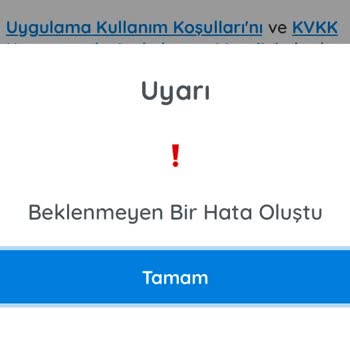 Kazandırio Uygulamasına Üye Olma Hatası