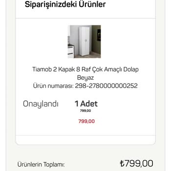 A101 Siparişin Kargoya Verilmemesi