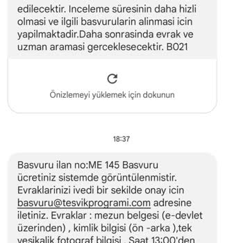 Teşvik Programı PTT Başvuru İptali