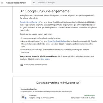 Askıya Alınan Youtube.com Hesabının Premium Üyeliğini İptal Edemiyorum