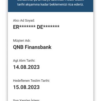 AGT Kurye (aynigunteslim.com) Memnuniyetsizliği