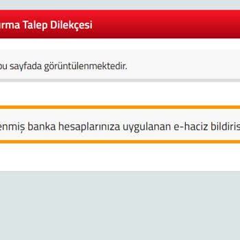 Kredi Kayıt Bürosu Olmayan E-Haciz Sebebiyle Nakit Avans Hesabı Açamıyorum