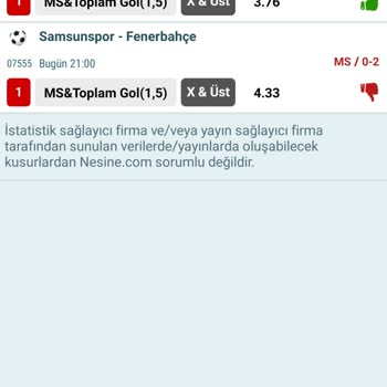 Nesine Kazandığım Halde Kaybetmem