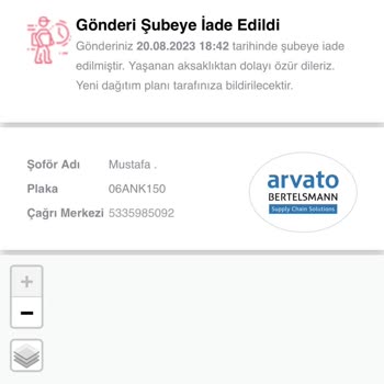 Arvato Lojistik IKEA Arvato Kargo Teslim Edilmedi