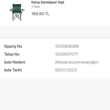 Koçtaş Mobil Uygulama Ürün İptalde Ücret İadesi Yapılmıyor