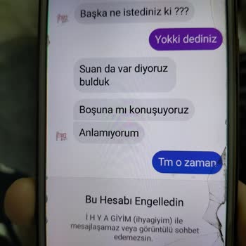 İhya Giyim Paramı İade Etmedi Değişime Mecbur Bıraktı Ve Çok Kaba
