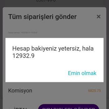 Wish Görevi Tamamlayama Dim İçin Paramın Sıfırladılar