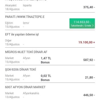 Garanti BBVA Eğitim Masraflarında Taksitlendirme Yapamıyorum.