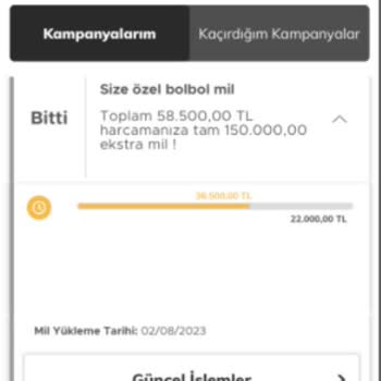 Garanti BBVA Shop&Fly ''Size Özel Mil''