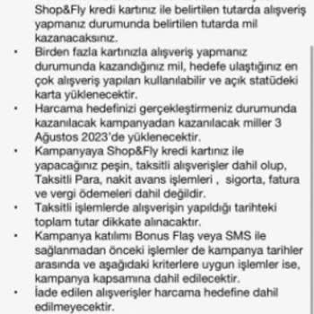 Garanti BBVA Shop&Fly ''Size Özel Mil''