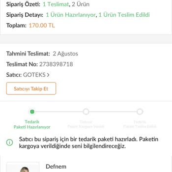 Trendyol'dan Aldığım Ürün Hala Gelmedi