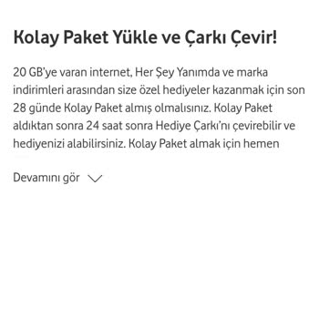 Vodafone Hediye Çarkı Saçmalığı