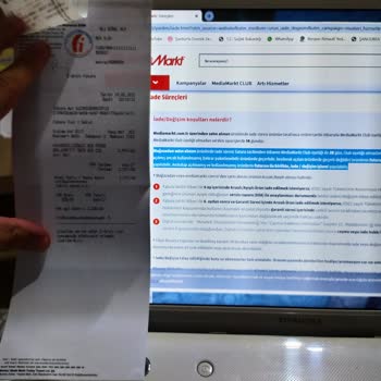 Media Markt Satın Alınan Ürünün Ayıplı Çıkması Sonrası Mağduriyet