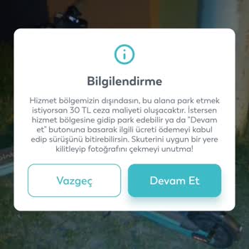 BinBin Ücret İadesi Kullanamadım ve Park Etmeme Konusunda