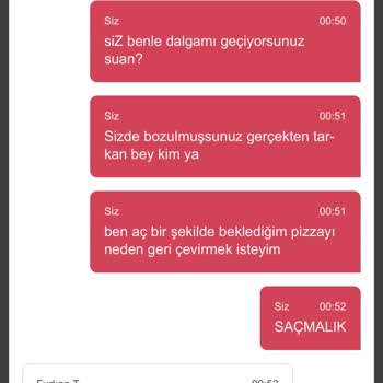 Yemek Sepeti Sipariş Hatası