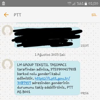PTT Kargo Kargolarımın Teslim Edilmemesi