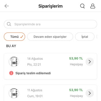Hepsiburada Sebepsiz Sipariş İptali
