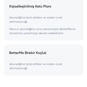 Betterme Aboneliğimi İptal Etmeme Rağmen Param İade Edilmiyor