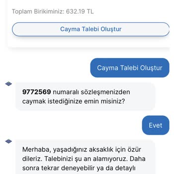Anadolu Hayat Emeklilik Oks Cayma Hakkı Kullandırmıyor!