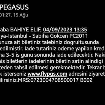 Ucuzabilet İade Hâlâ Yapılmadı!