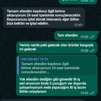 Dragon Call Center Evde Paketleme İş Başvurusu Hakkında Şikayetim