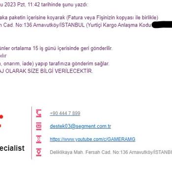 Segment Bilişim Klavyeleri Aldı Ve İlişiği Kesti