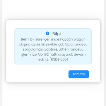MHRS (Merkezi Hekim Randevu Sistemi) Randevu Sistemi Sorunu