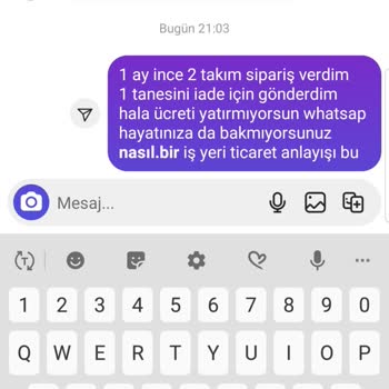 Cadde (caddstore) Instagram Giyim Mağazası İademi Yapmıyor