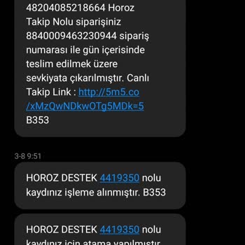 Horoz Lojistik Ürünü Kaybetmiş Ve Kaybolmayan Ürününde Göndermiyor