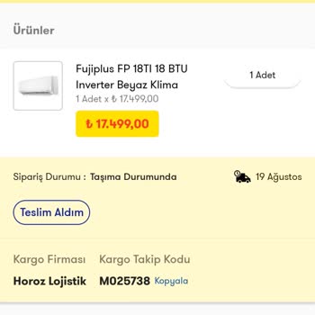 Şok Marketler Şokta Cep Uygulaması Sipariş İptali