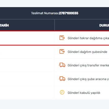 Aras Kargo Ataevler Şubesi Geri Bildirim