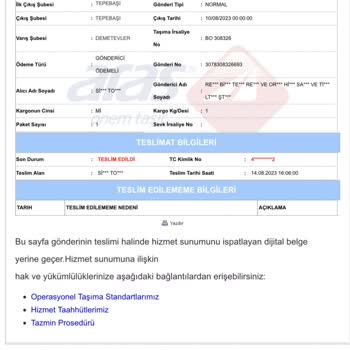 Aras Kargo Mağduriyeti Muhatap Bulunamıyor