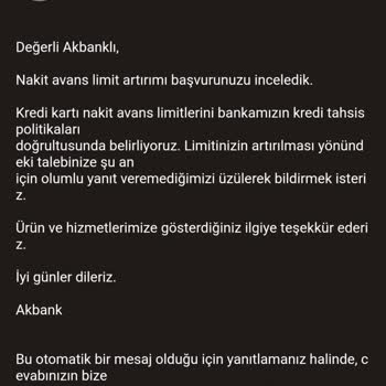 Akbank Nakit Avans Aldatmacası