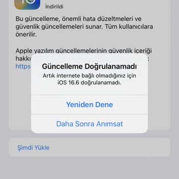 iPhone 16.6 Sürümü Yüklenmiyor!