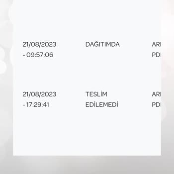 PTT Kargo Kargomu Getirmiyor Evde Olduğum Halde Adreste Yok Diyor