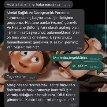 Jooble İş İlanlarından Başvurduğum Hastane Ve Vezne Görevlisi İş İlanı İle İlgili Sorun